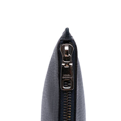 Leather DG Family Patch Zip Pouch