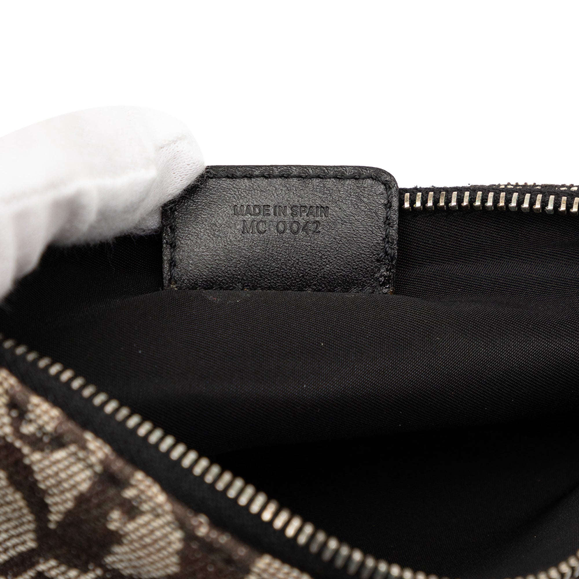 Mini Diorissimo Canvas Saddle Pochette