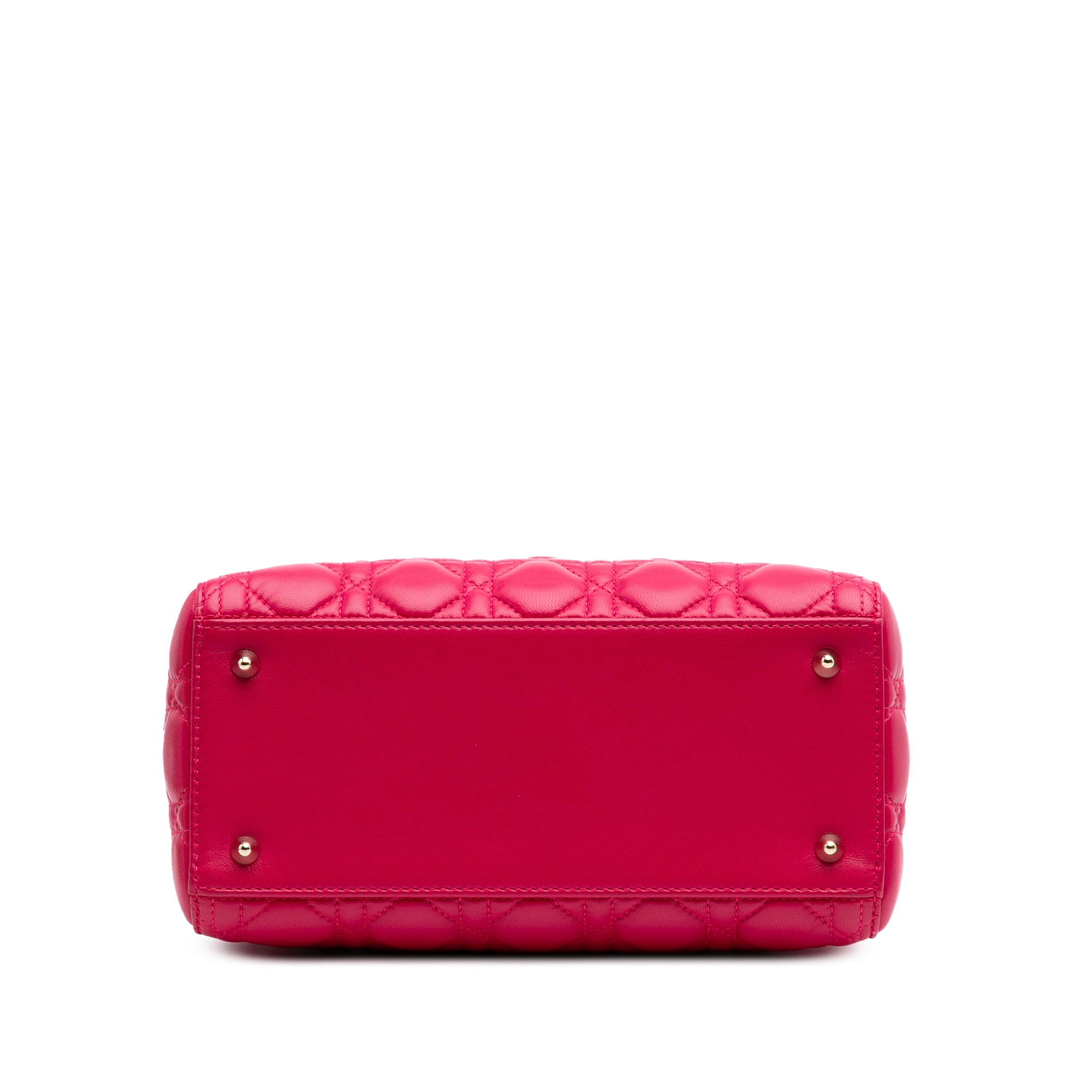 Medium Lambskin Cannage Lady Dior