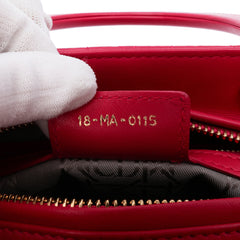 Medium Lambskin Cannage Lady Dior