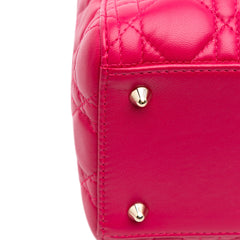 Medium Lambskin Cannage Lady Dior