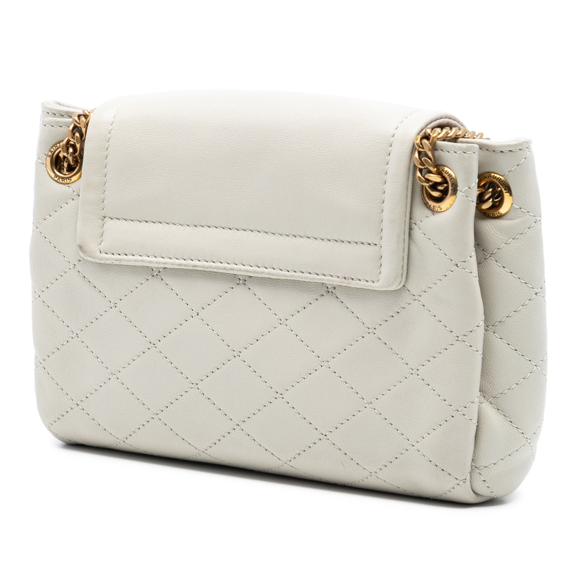 Mini Quilted Lambskin Monogram Nolita Bag