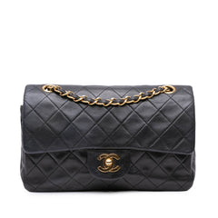 Small Classic Lambskin Double Flap