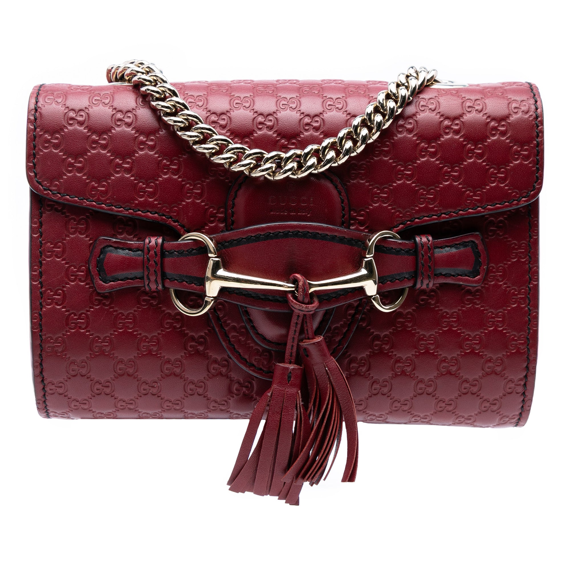 Mini Microguccissima Emily Crossbody