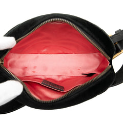GG Marmont Matelasse Velvet Belt Bag