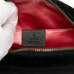 GG Marmont Matelasse Velvet Belt Bag