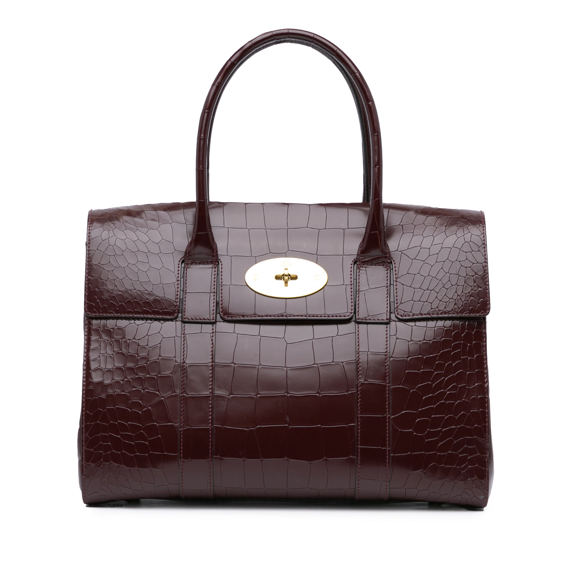 Embossed Calfskin Bayswater Tote