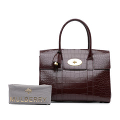 Embossed Calfskin Bayswater Tote