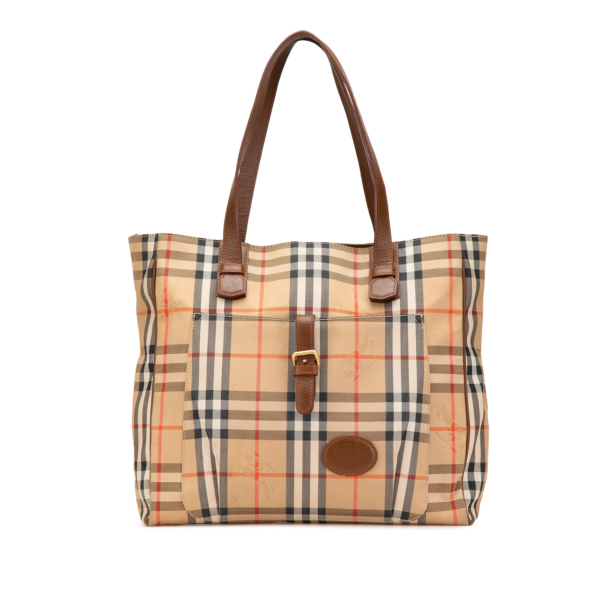 Haymarket Check Canvas Tote