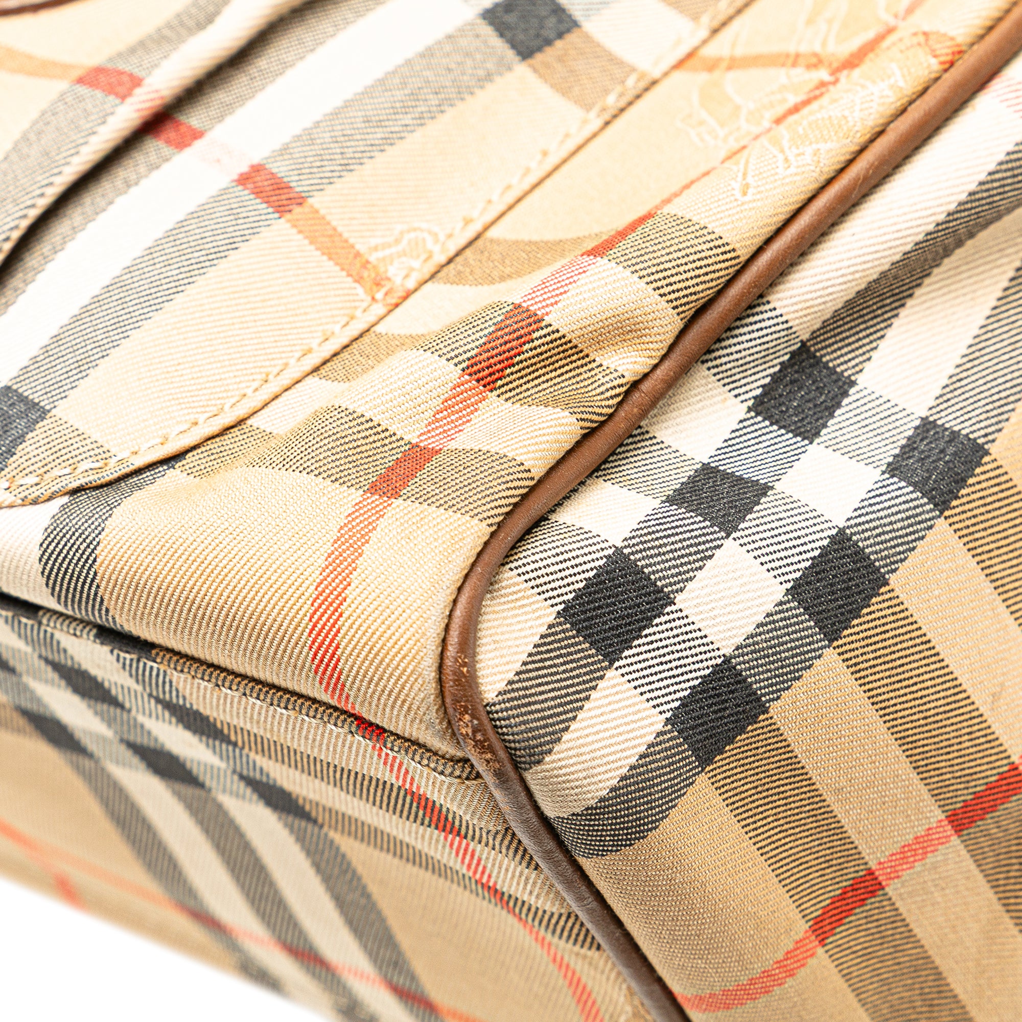 Haymarket Check Canvas Tote
