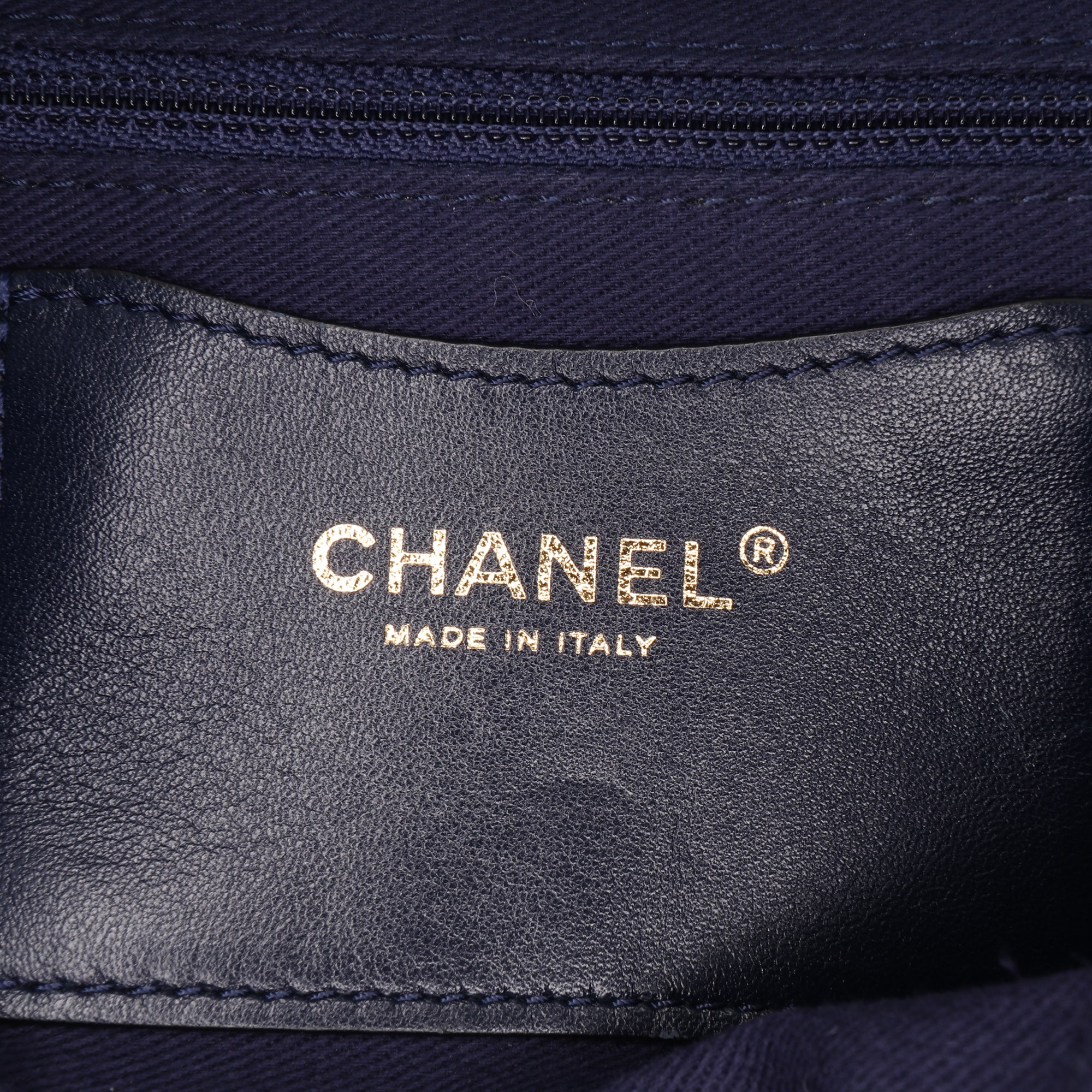 Small Quilted Iridescent Calfskin Shiva Flap