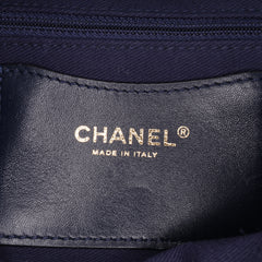 Small Quilted Iridescent Calfskin Shiva Flap