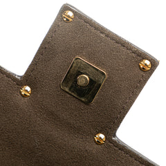 Leather Crystal Fab Crossbody