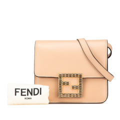 Leather Crystal Fab Crossbody