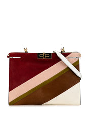 Pony Hair and Leather Peekaboo Clutch Crossbody