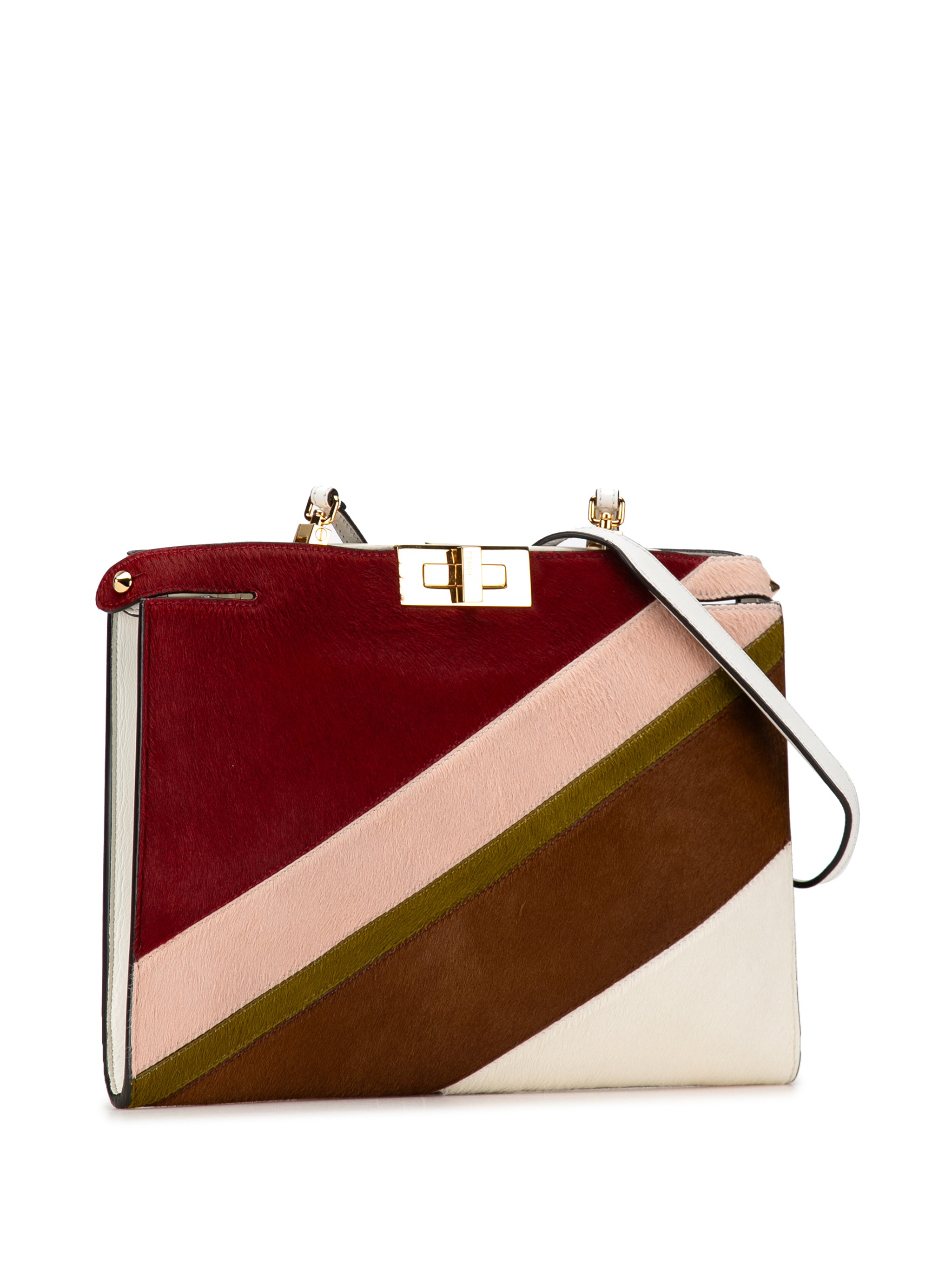 Pony Hair and Leather Peekaboo Clutch Crossbody