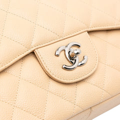 Jumbo Classic Caviar Double Flap