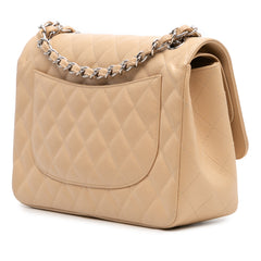 Jumbo Classic Caviar Double Flap