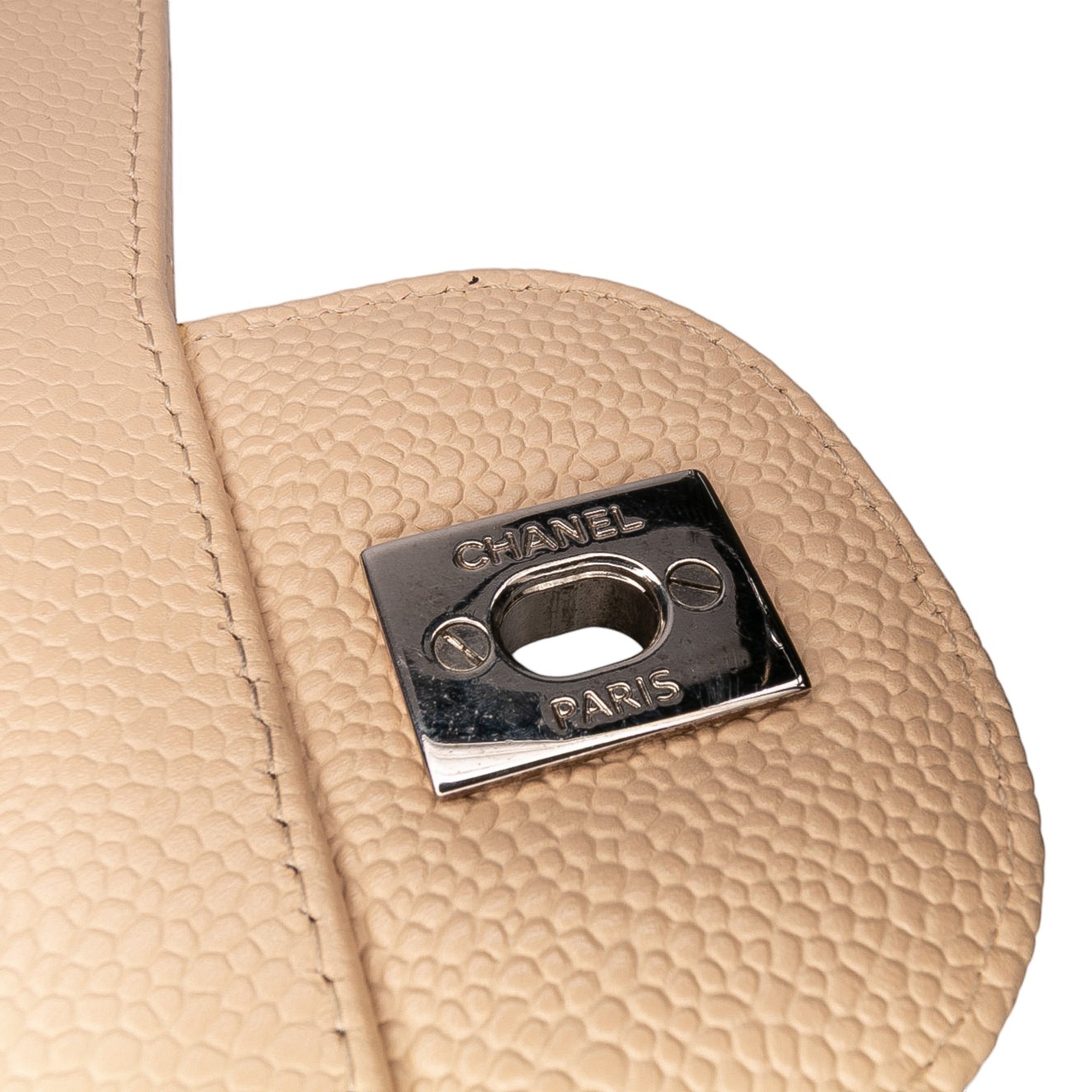Jumbo Classic Caviar Double Flap