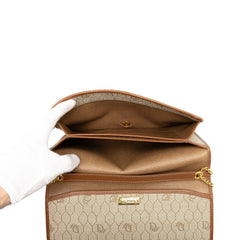 Honeycomb Coated Canvas Chain Shoulder Bag