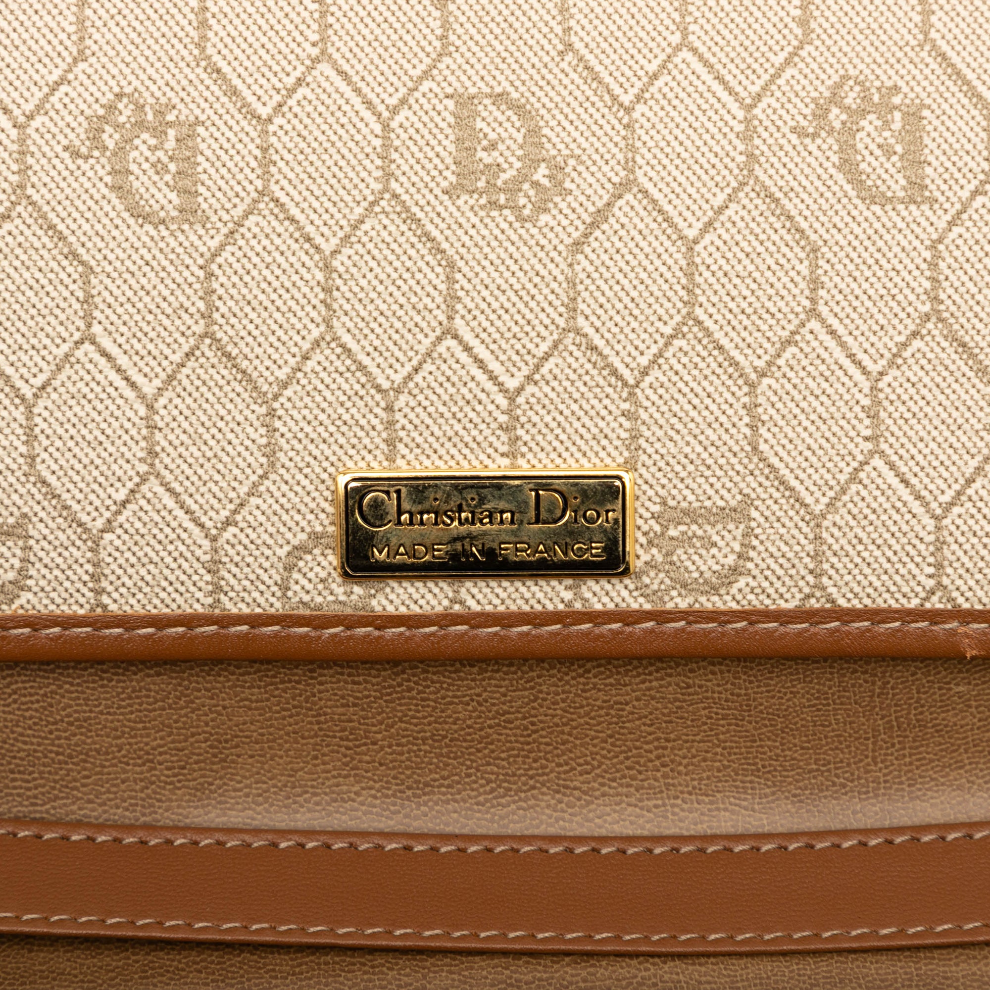 Honeycomb Coated Canvas Chain Shoulder Bag