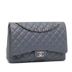 Maxi Classic Lambskin Double Flap