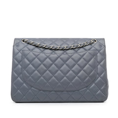 Maxi Classic Lambskin Double Flap