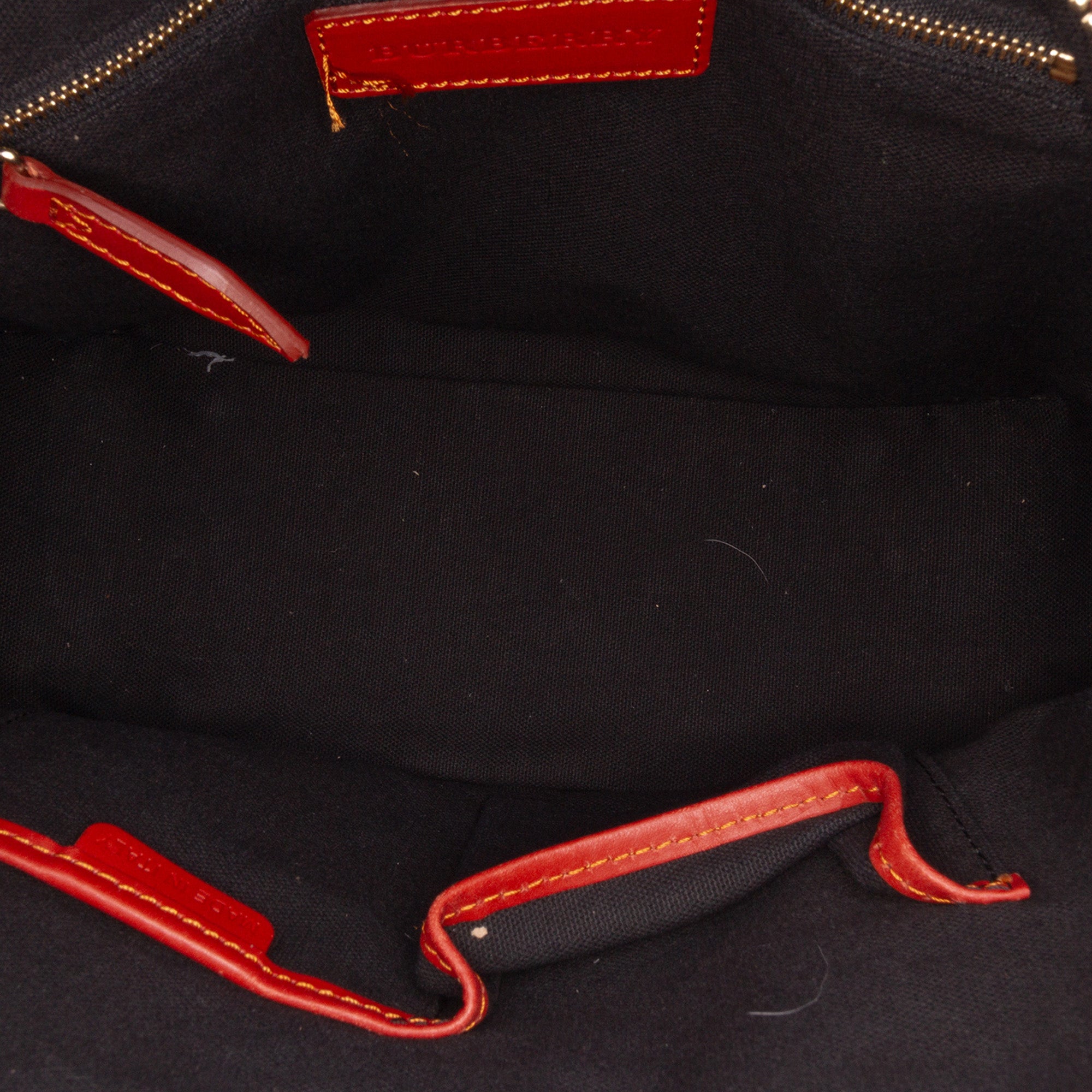 Small House Check Canvas Bridle Orchard Satchel
