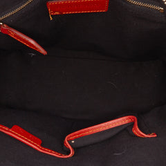 Small House Check Canvas Bridle Orchard Satchel