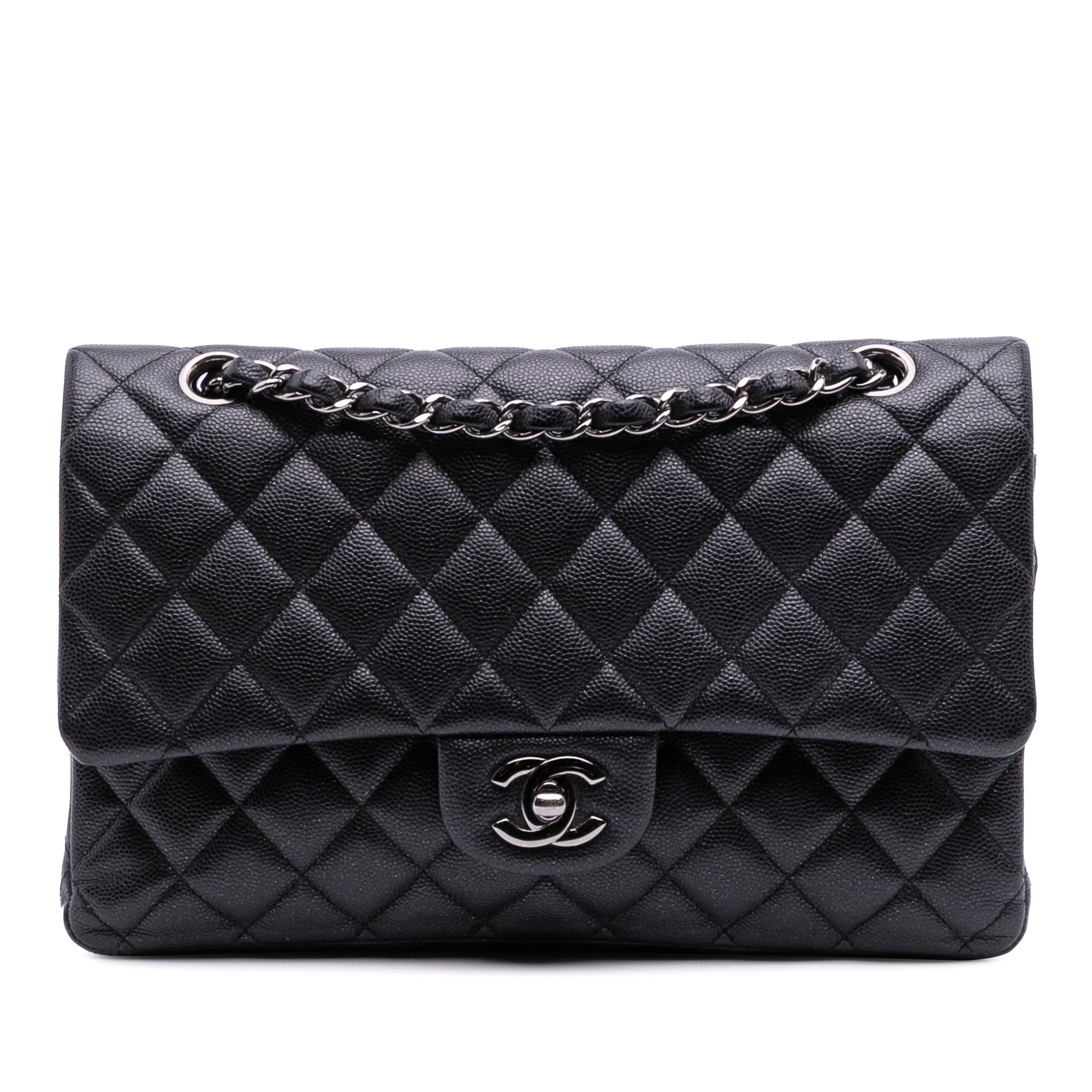 Medium Classic Caviar Double Flap