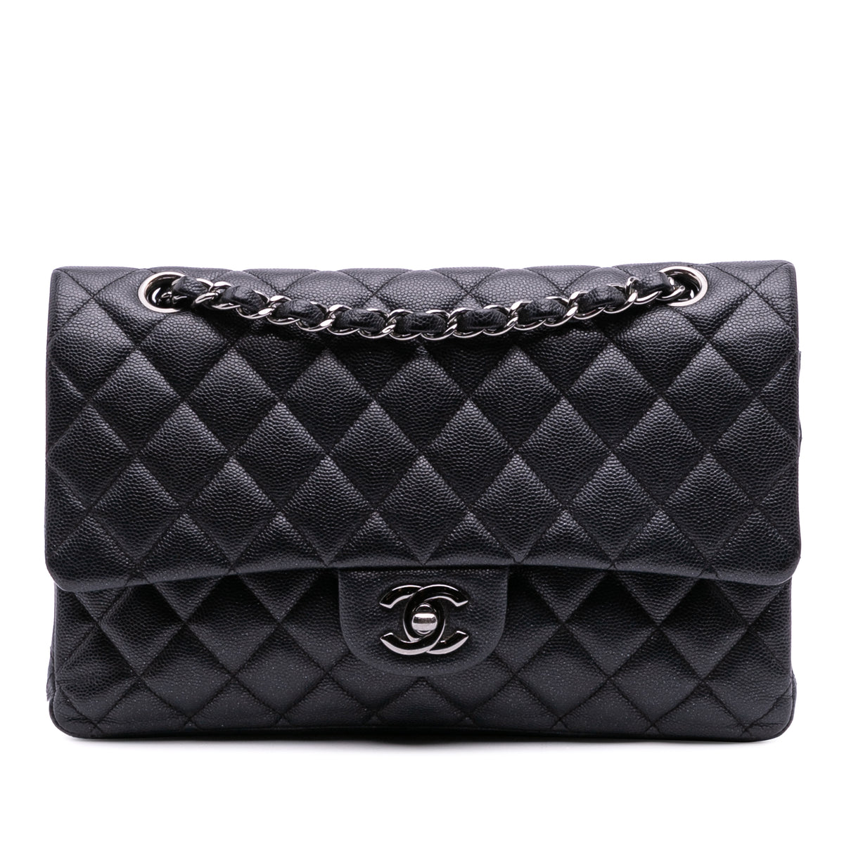 Medium Classic Caviar Double Flap