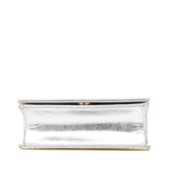 Small Metallic Grained Calfskin Diorama Flap