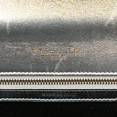Small Metallic Grained Calfskin Diorama Flap