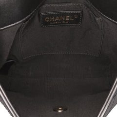 Small Stitched Calfskin Covered CC Flap