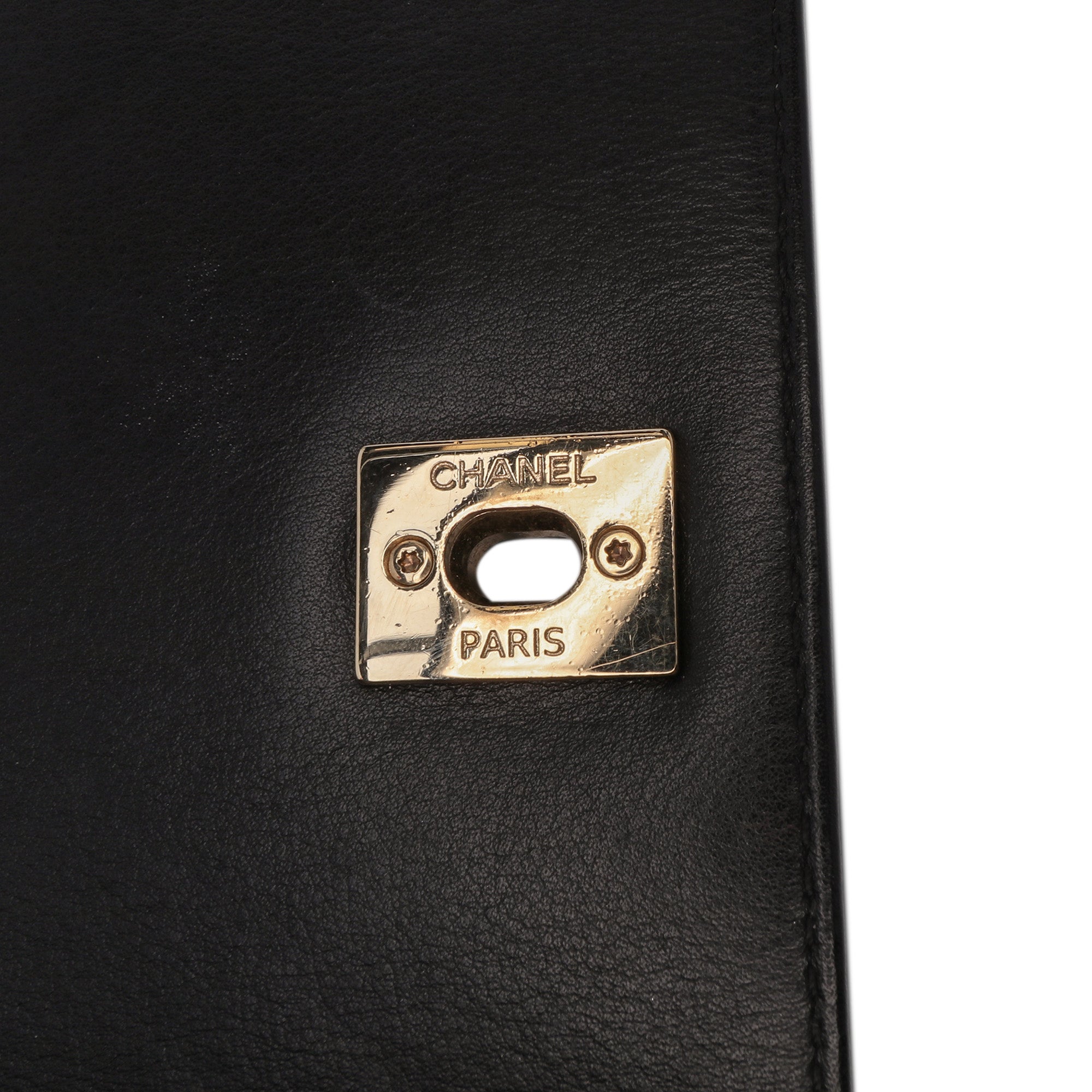 Small Stitched Calfskin Covered CC Flap