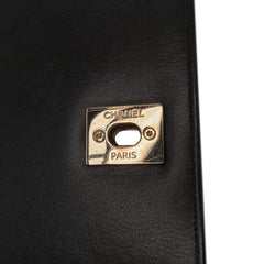 Small Stitched Calfskin Covered CC Flap