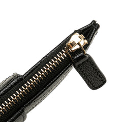 CC Quilted Caviar Card Holder