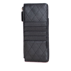 CC Quilted Caviar Card Holder