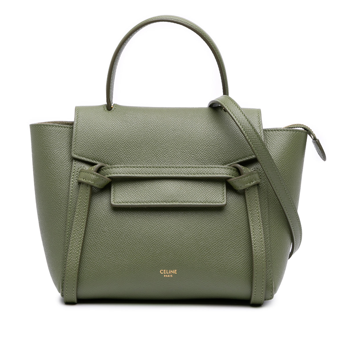 Nano Grained Calfskin Belt Bag