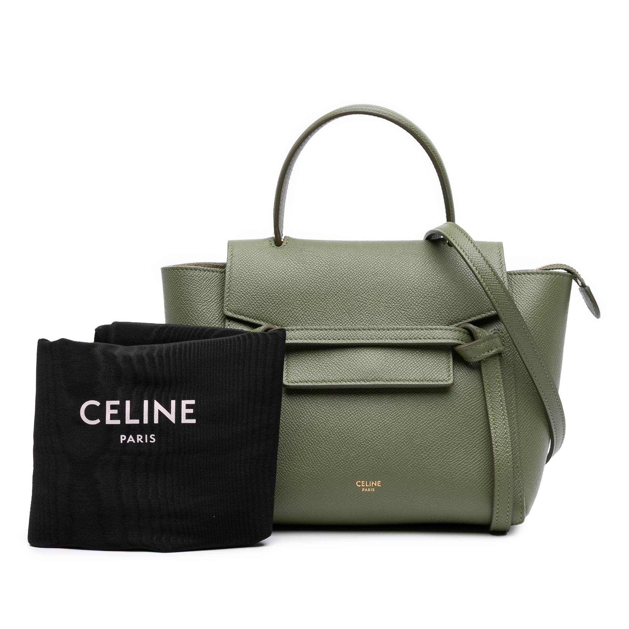 Nano Grained Calfskin Belt Bag