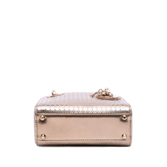 Mini Metallic Patent Microcannage Lady Dior