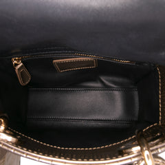 Mini Metallic Patent Microcannage Lady Dior