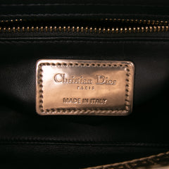 Mini Metallic Patent Microcannage Lady Dior