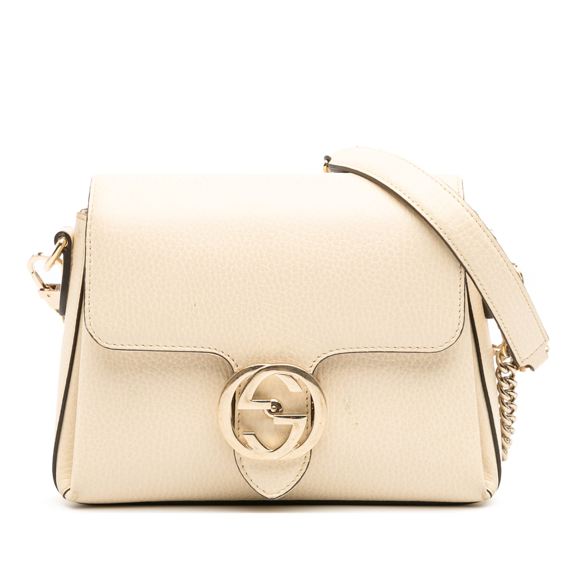 Small Dollar Calfskin Interlocking G Crossbody