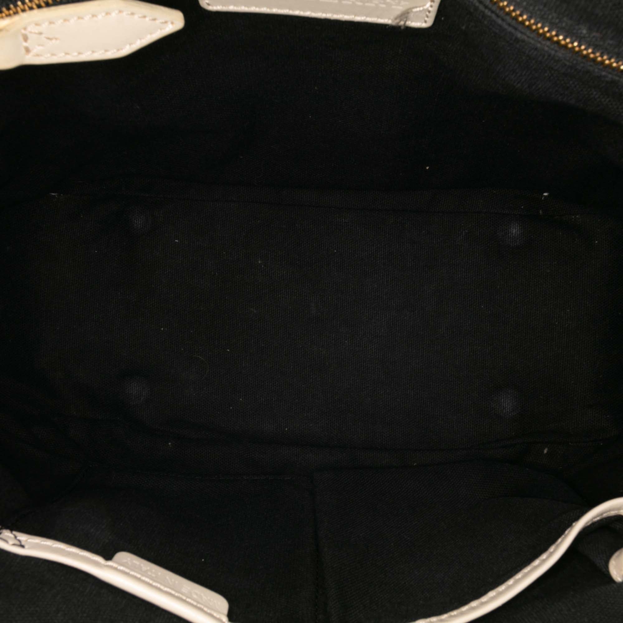 Small Leather Trimmed House Check Canvas Bridle Orchard Satchel