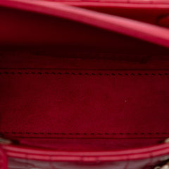 Micro Lambskin Cannage Lady Dior