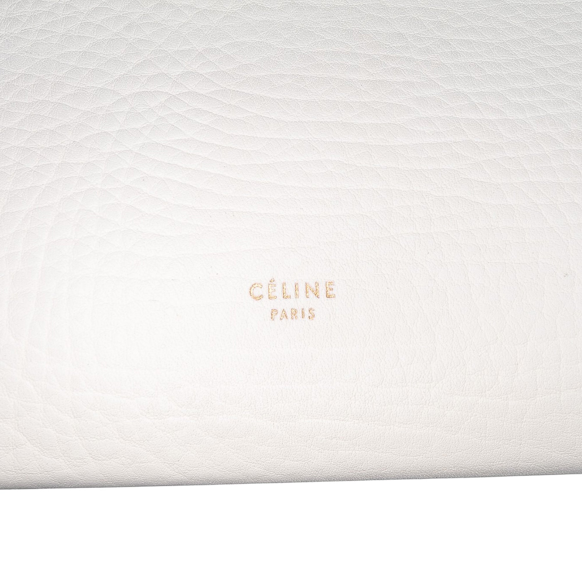 Mini Bicolor Leather Belt Satchel