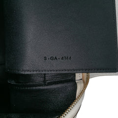 Mini Bicolor Leather Belt Satchel