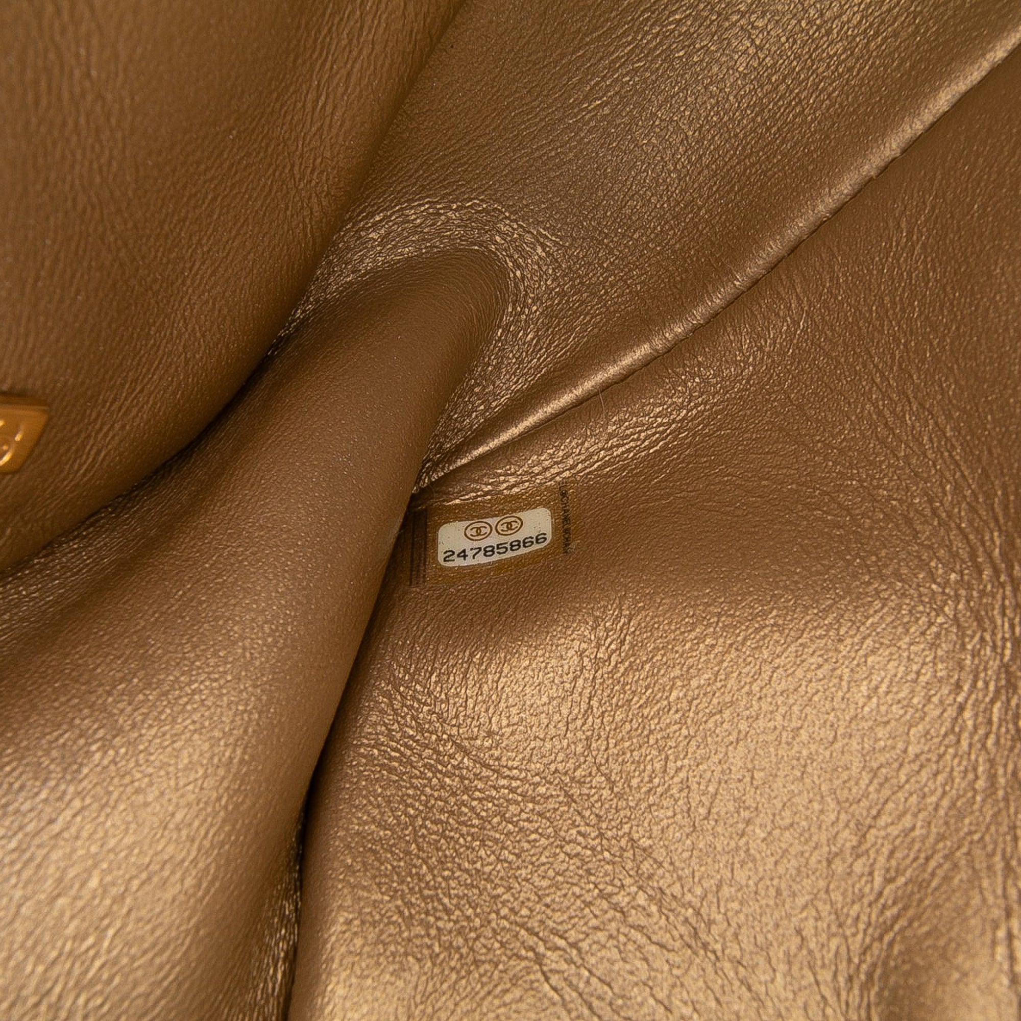 Medium Quilted Calfskin Octagon CC Clasp Flap
