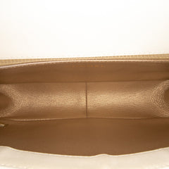 Medium Quilted Calfskin Octagon CC Clasp Flap